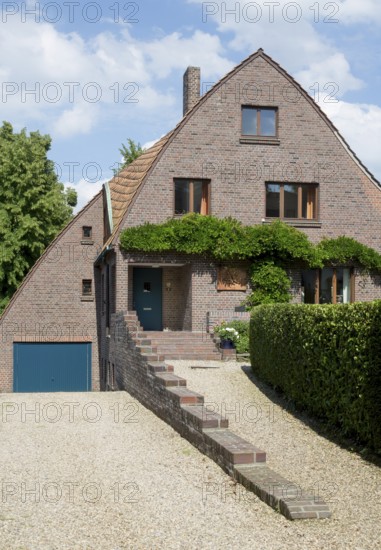 Former Steinert House, built in 1929 by Hans Poelzig, north-west side after restoration of the