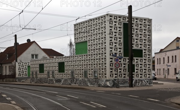 Open-air library LESEZEICHEN from the north-east, project of the International Building Exhibition