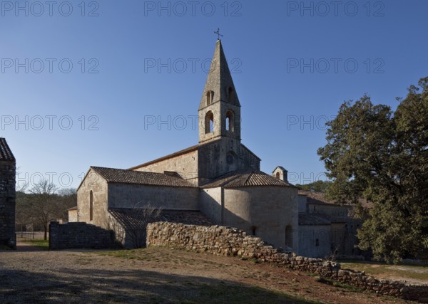 Cistercian monastery founded in 1146, church from south-east, St., Sankt, Saint