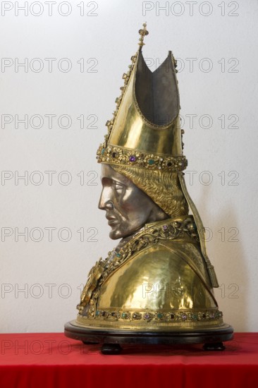 Reliquary bust of St Adalbert, St, Saint, Saint