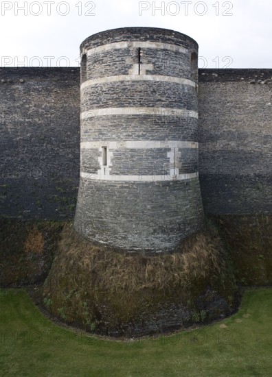 Angers. Bastion tower on the north-east wall