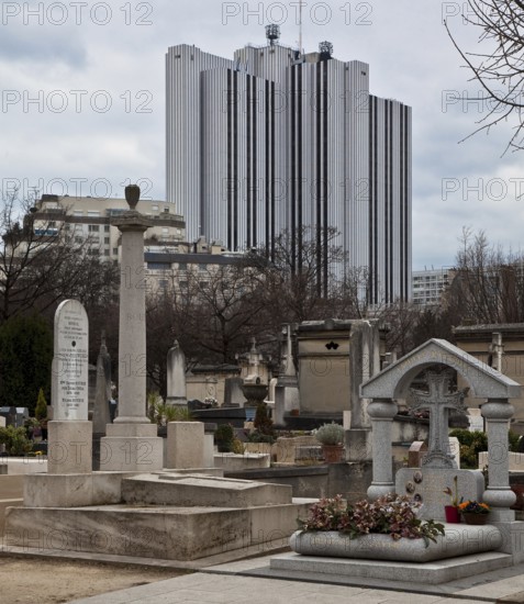 Paris, Montparnasse cemetery founded in 1824