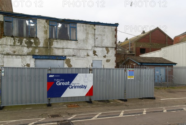 ABP Putting the Great Back into Grimsby redevelopment project, Grimsby docks, north east