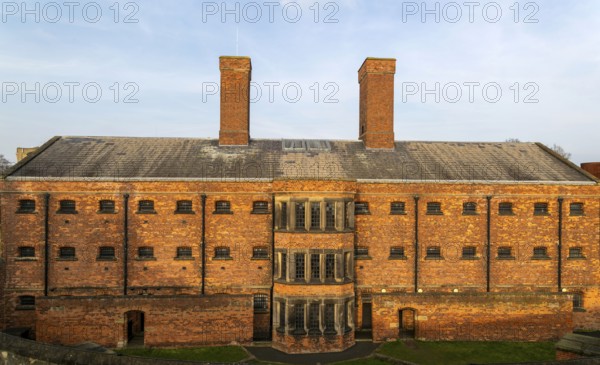 Exterior of Victorian jail museum, Lincoln Castle, city of Lincoln, Lincolnshire, England, UK