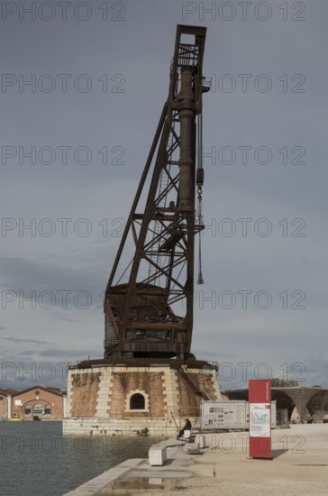Venice, Arsenal, old cranes
