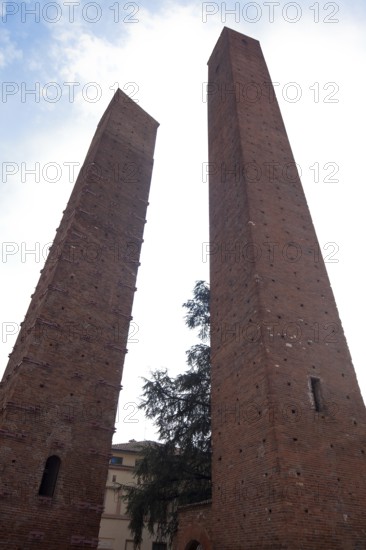 Italy Pavia 89569 Gender towers in Piazza Leonardo da Vinci