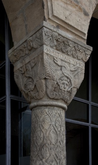 Goslar Remains of the cathedral demolished around 1820 Centre column of the north vestibule 74950