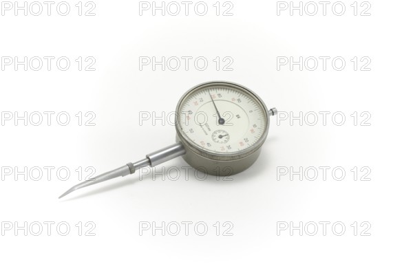 Indicator sentry type, meter, millimeter, round display, old