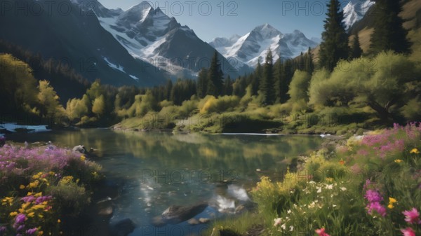 World Map Abstract Stylized. AI generated image, ai