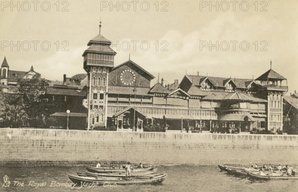 The Royal bombay yacht club, Bombay now Mumbai, Maharashtra, India, Asia