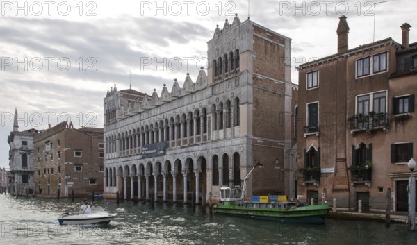 Italy Venice Fodaco dei Turchi -26 on the Grand Canal Start of construction 1227 today Natural