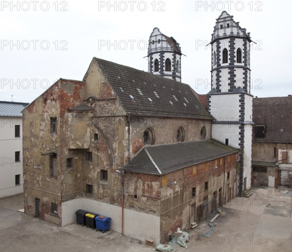 Torgau former Nikolaikirche in the Rathausgeviert 75397 Basilica built mid 13th century profaned