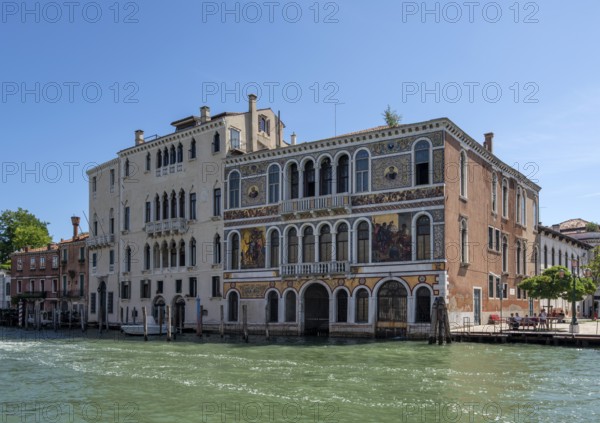 Venice, Palaces on the Grand Canal, Palazzo Barbarigo, Murano glass mosaics, from 1886