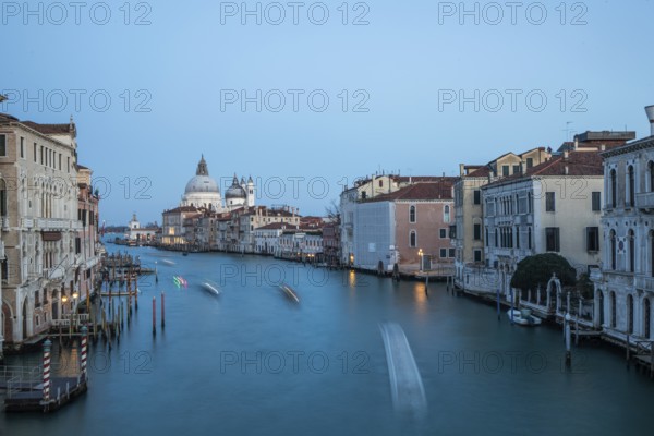 View from the Ponte dell'Academia onto the Grand Canal and the Basilica di Santa Maria Della