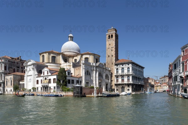Venice, Grand Canal, San Geremia, designed by Carlo Corbellini in 1753