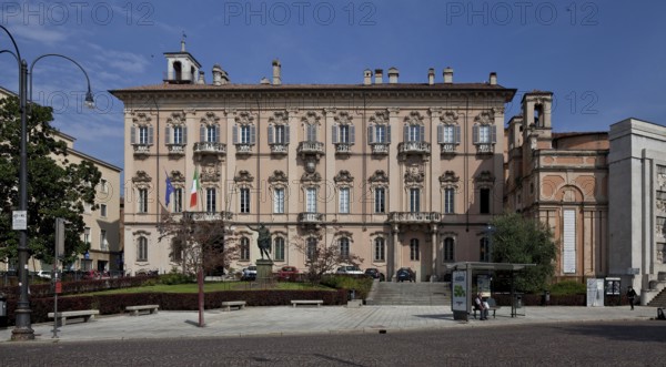 Italy Pavia 89596 Palazzo Mezzabarba today town hall Rococo building 1728-30 by Gianantonio