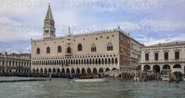 Italy Venice Doge's Palace -33 Main construction period 14-15th century left behind Campanile of