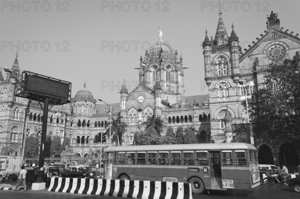 Chhatrapati Shivaji Terminus Railway station Mumbai Maharashtra India Asia Dec 2011