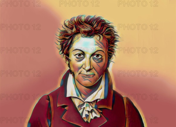 Ernst Theodor Amadeus Hoffmann, or E. T. A. Hoffmann, 1776 - 1822, German Romantic author of