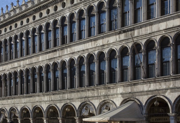 Italy Venice Old Procuratie -507 on the north side of St Mark's Square built in the early 16th