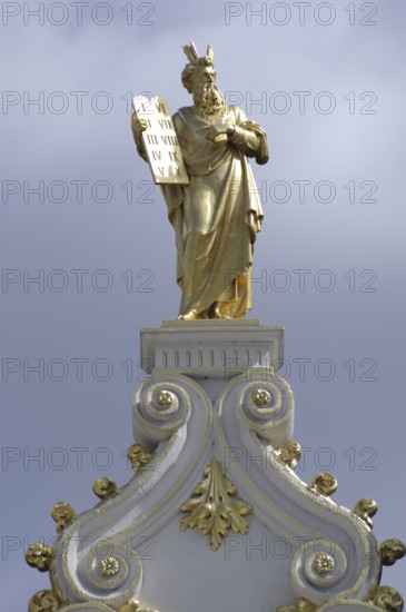 Bruges, Castle Square, Brugse Vrije, Moses statue