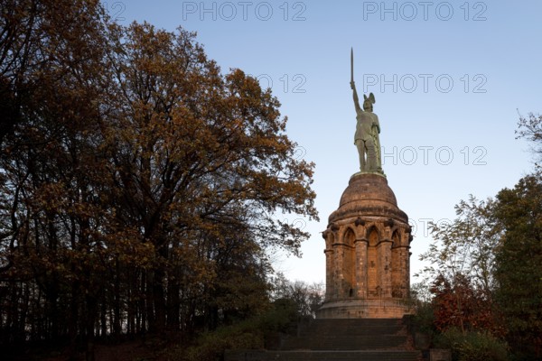 Detmold, Hermannsdenkmal, built 1838 - 1875 according to designs by Ernst von Bandel and