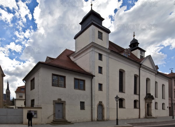 Köthen Anhalt Agneskirche 74613 View from north-east built 1694-99 by Johann Bernhard Beuchel