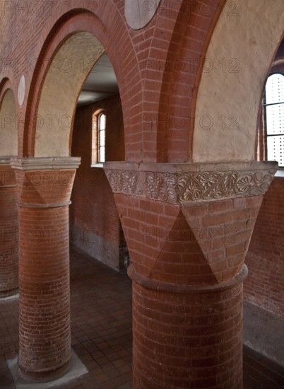 Jerichow Sachs-Anh Monastery church 1148 begun and completed around M 13th century 74900 Nave two