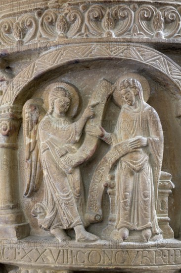Freckenhorst, Collegiate Church of St Boniface, Romanesque baptismal font, 1st half of the 12th