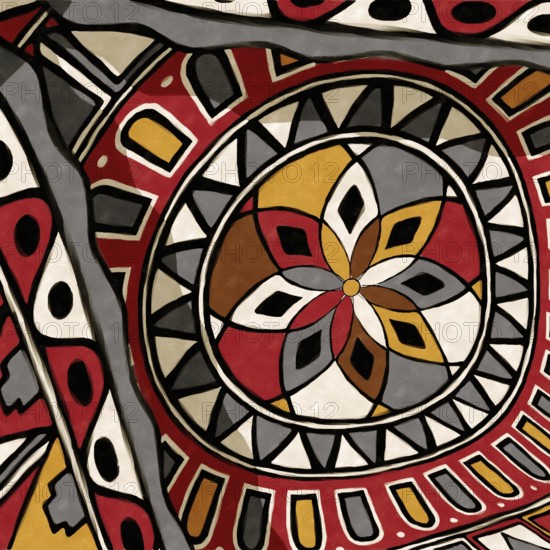 Ethnic art tribal style background. Texture art graphic print design, wallpaper.