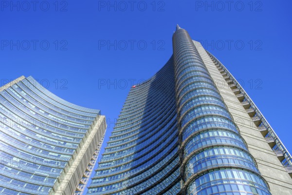 Torre Unicredit corporate headquarters, high-rise buildings, skyscrapers, Piazza Gae Aulenti, Porta