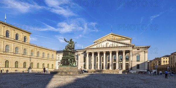 Bavarian Academy of Fine Arts and the National Theatre at Max-Joseph-Platz, Bavarian State Opera,