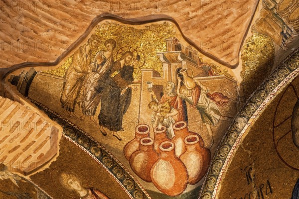 The Wedding of Canaan, Chora Church, Istanbul, Turkey, Kariye Camii, Church of the Redeemer, Asia
