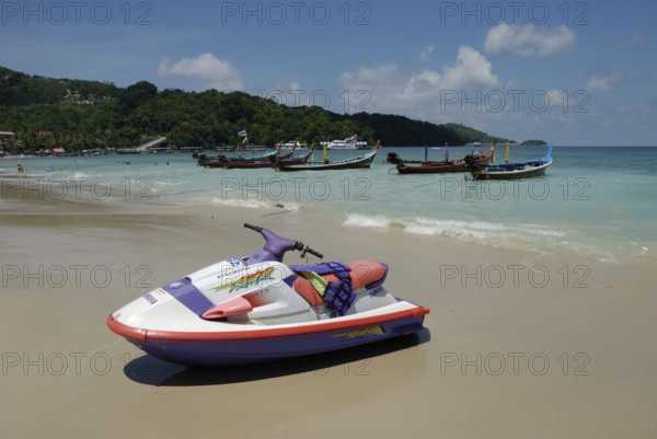 Jetski on Patong Beach, Phuket, Thailand, Asia