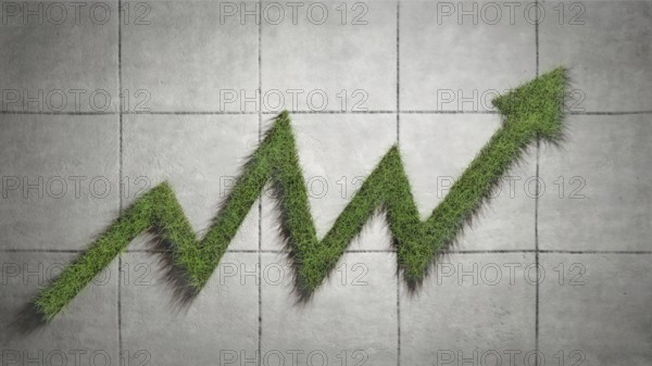 Symbolic image on the subject of life cycle assessment, sustainability, greenwashing, etc