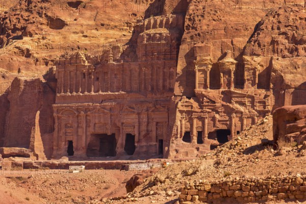 Petra, Jordan Royal and Corinthian tomb in Ancient City