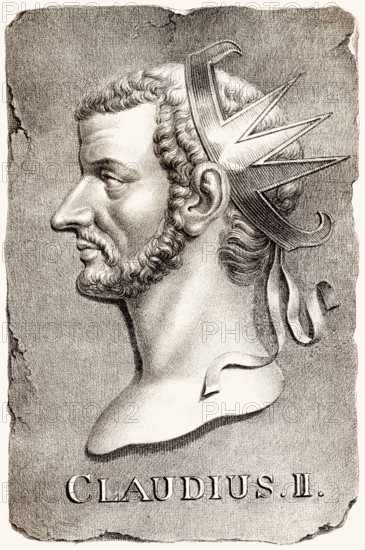 Claudius II oder Claudius Gothicus, römischer Kaiser von 268 bis 270