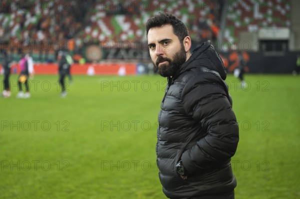 LUBIN, POLAND - DECEMBER 8, 2024: Football match Polish PKO Ekstraklasa between KGHM Zaglebie Lubin