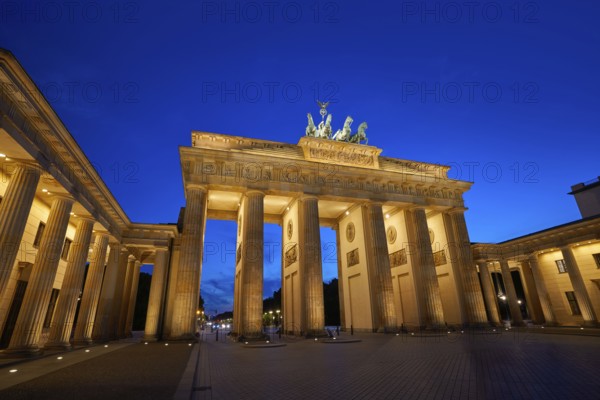 Berlin Brandenburg Gate Brandenburger Tor at sunset in Germany