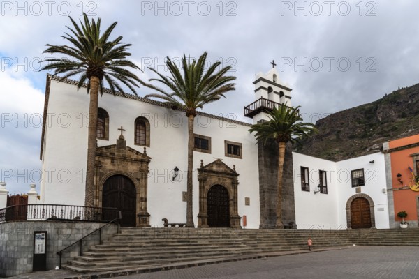 Garachico, Spain, August 2, 2021: Scenic view of the old town of Garachico in Tenerife Island,