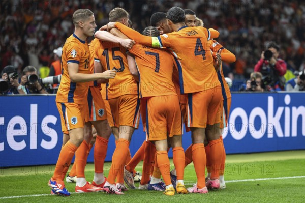 BERLIN, GERMANY - JULY 6, 2024: Euro 2024 quarterfinal match Nederlands vs Turkey (Turkiye) 2:1.