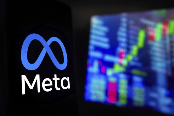 March 15, 2024, Brazil. In this photo illustration, the Meta Platforms, Inc. logo is displayed on a