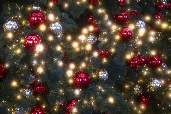 Christmas decoration with lighting, Roermond, Netherlands