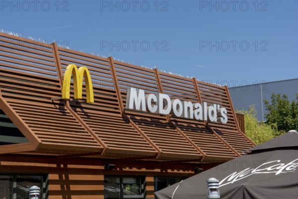 Bratislava, Slovakia, August, 4, 2022 : Exterior of McDonald's Store in Bratislava. Slovakia,