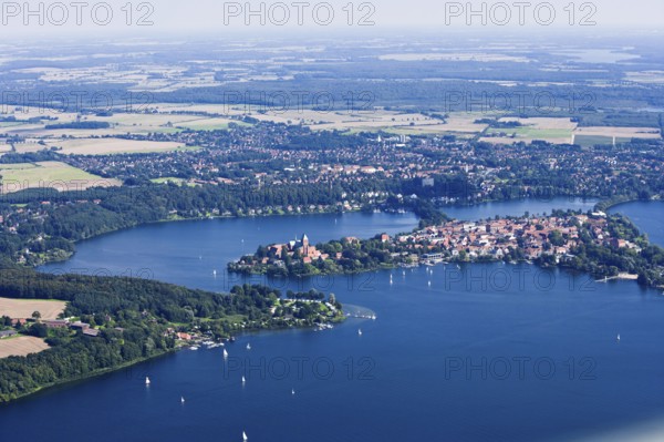Ratzeburg, Lauenburg Lakes, Domsee, Schleswig-Holstein, Germany, Europe