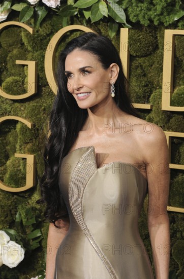 Demi Moore at the 82nd Annual Golden Globe Awards held at the Beverly Hilton Hotel in Beverly