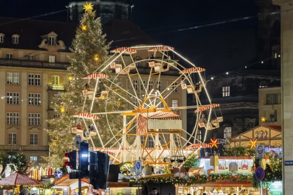 The Dresden Striezelmarkt is a Christmas market in Dresden. It has been held in Advent since 1434,