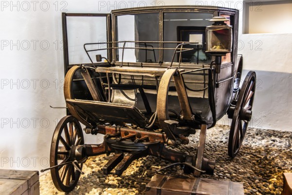 Carriage, Villa Manin from the 17th century, residence of Ludovico Manin, the last Doge of Venice,