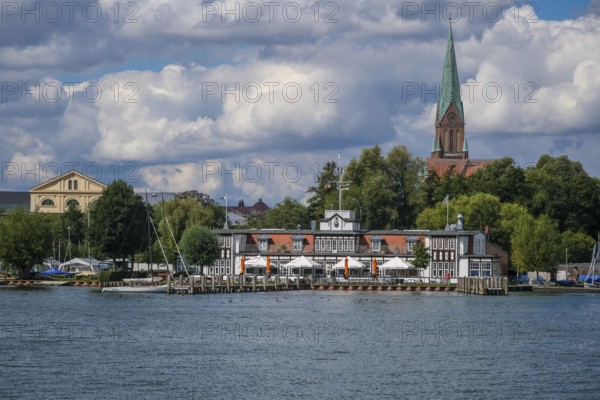 Schwerin, Mecklenburg-Vorpommern, Germany, The Hotel Restaurant Seglerheim Schwerin on Lake