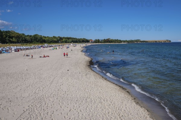Boltenhagen, Mecklenburg-Western Pomerania, Germany, sandy beach beach at Boltenhagen seaside